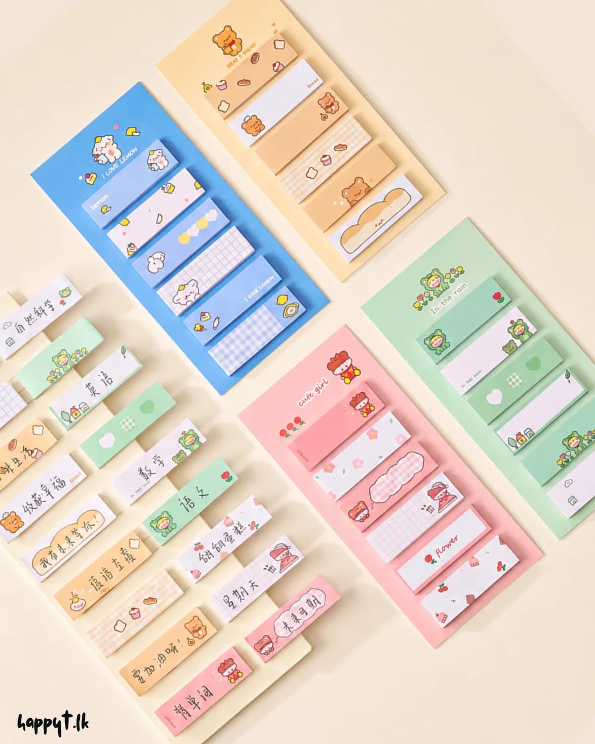 Cute Sticky Labels Set